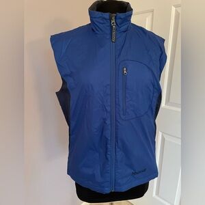 NWT Marmot Royal Blue Driclime Sleeveless Outdoor Vest - Medium